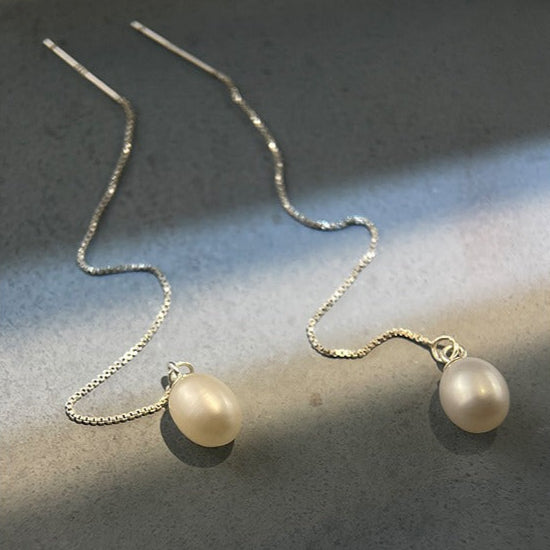 925 Sterling Silver Earrings Freshwater Pearl Earring