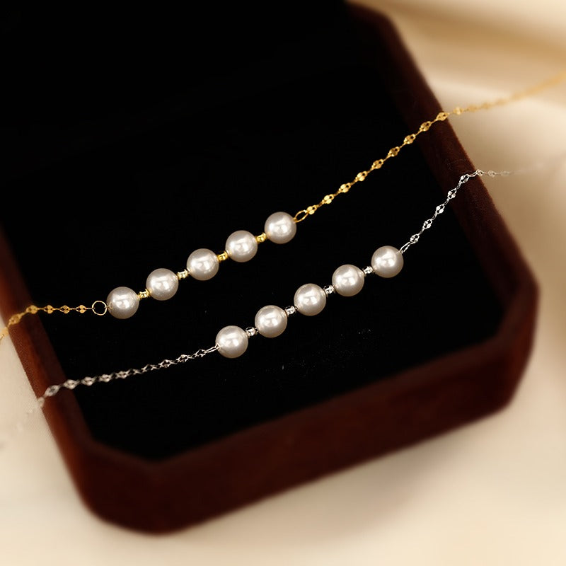 925 Pure Silver Freshwater Pearl Necklace