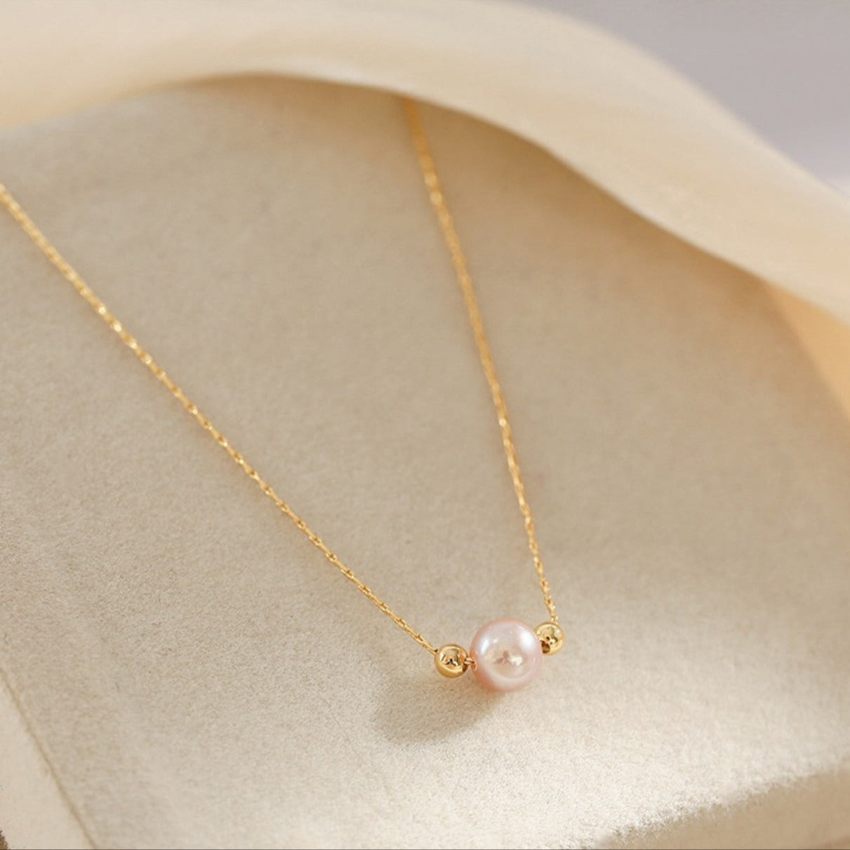 925 Sterling Silver Natural Freshwater Pearl Necklace Pendant Choker