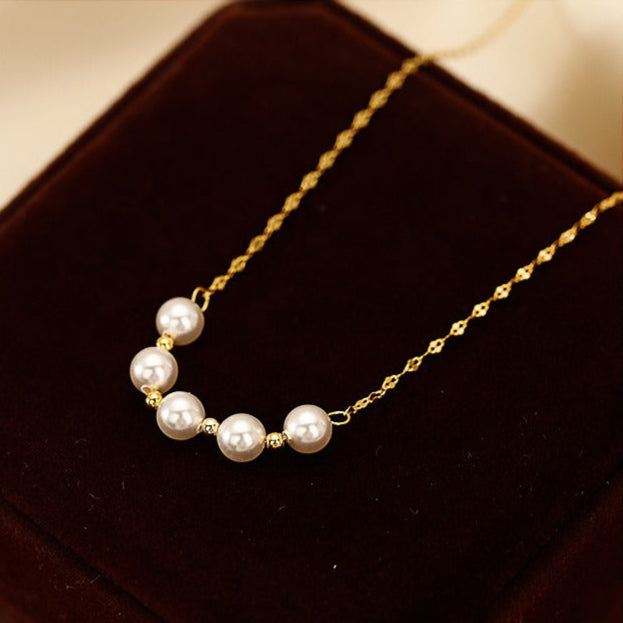 925 Pure Silver Freshwater Pearl Necklace