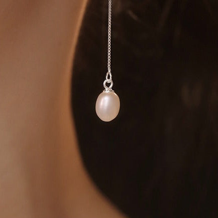 925 Sterling Silver Earrings Freshwater Pearl Earring