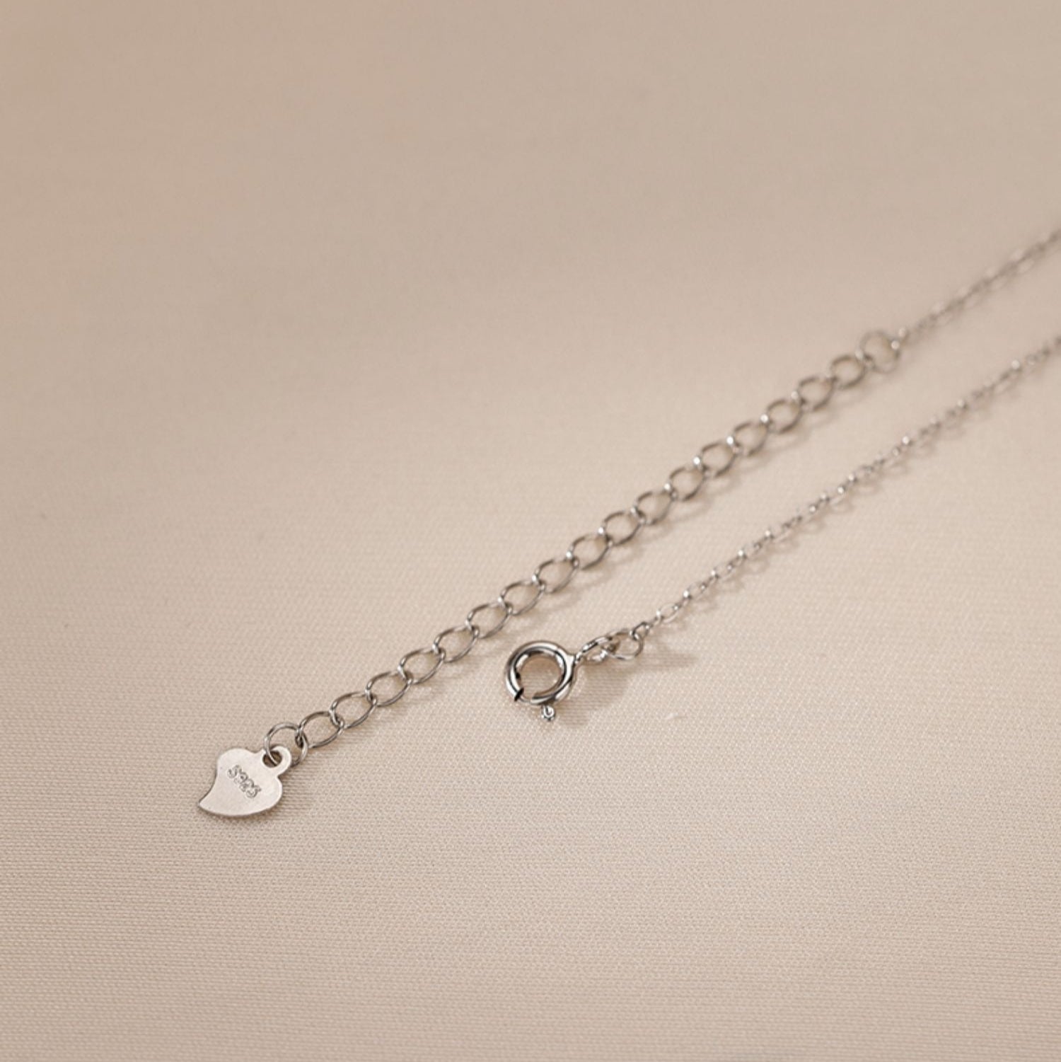 925 Sterling Silver Freshwater Pearl Necklace Collarbone Chain