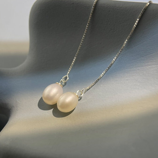 925 Sterling Silver Earrings Freshwater Pearl Earring