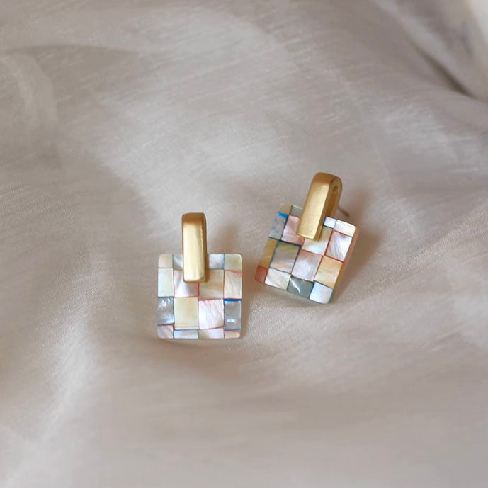 Handmade DIY Pearl Clam Shell Earring