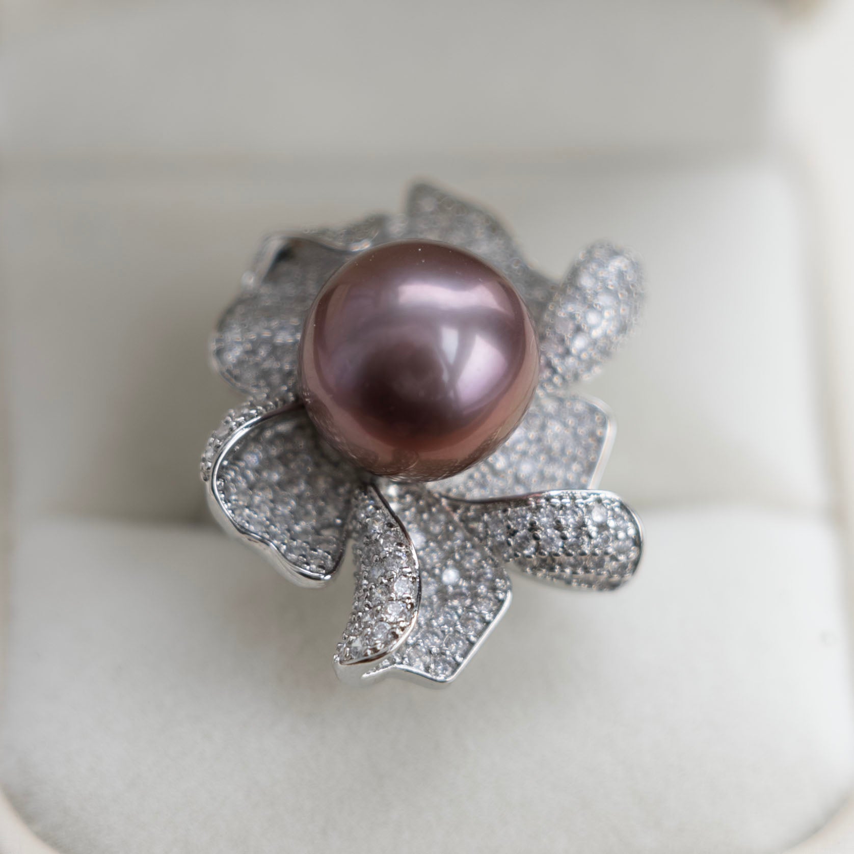 Handmade DIY Pearl Jewelry Blueberry Edison Pearl Ring