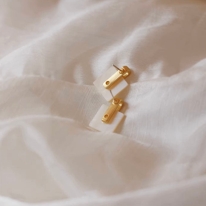 Handmade DIY Pearl Clam Shell Earring